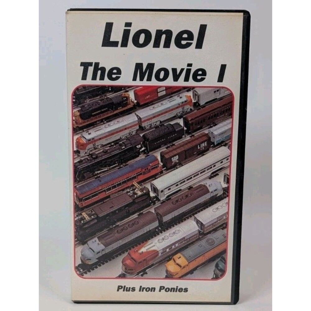 Lionel The Movie I VHS TM Books Video Train Collectors Tom McComas Iron Ponies